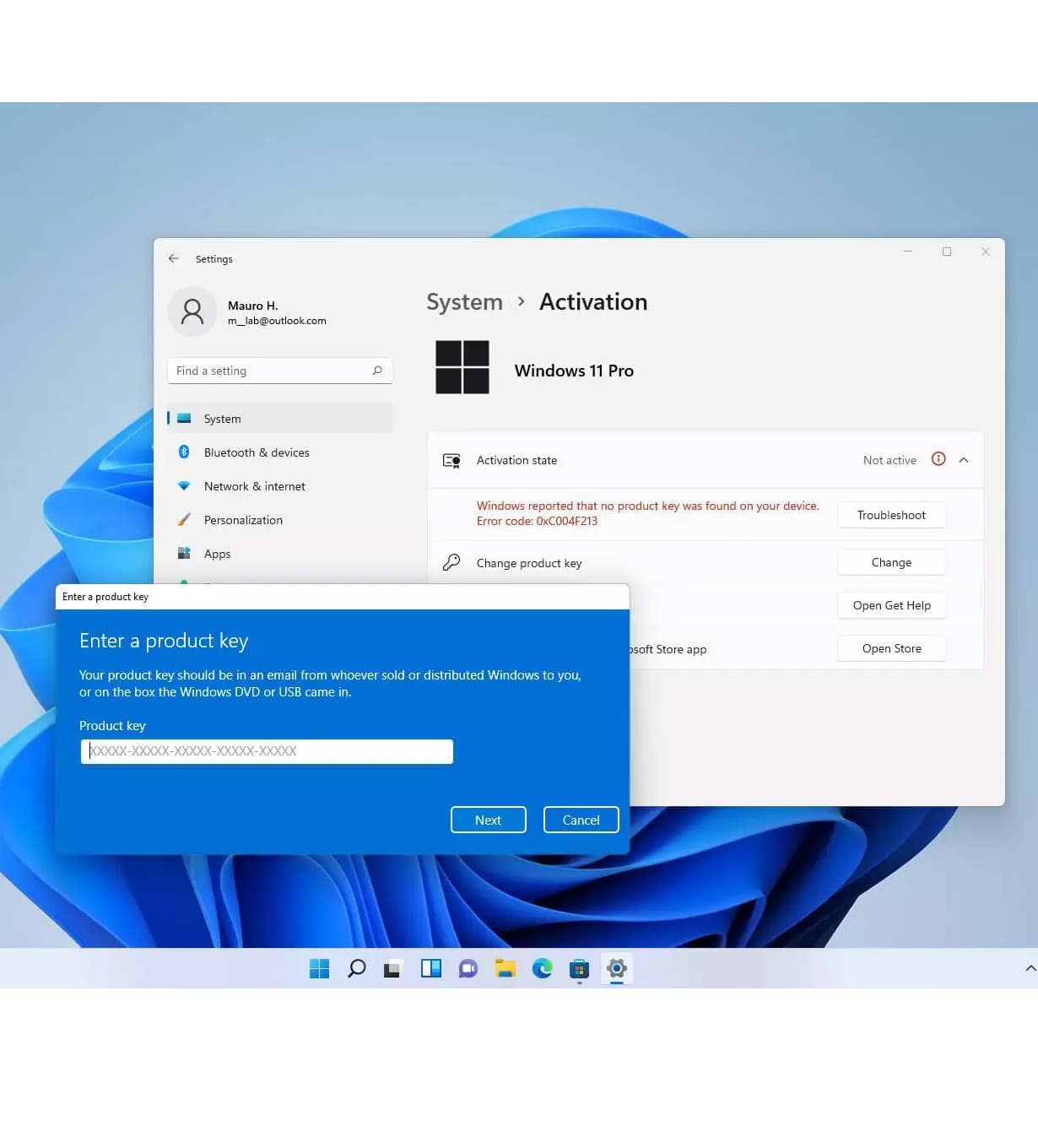 Windows 11 product key