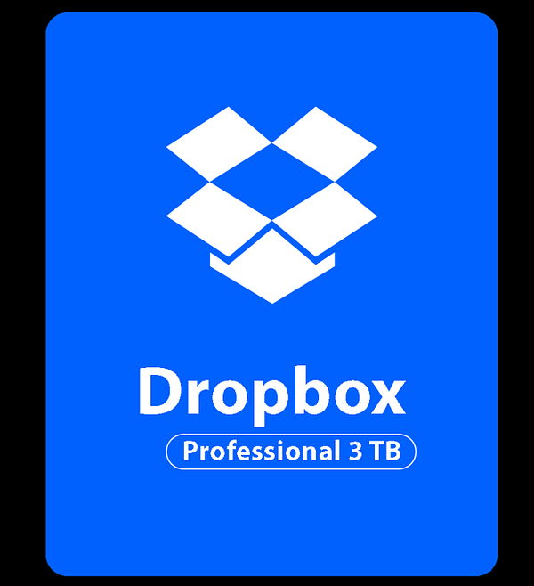 Dropbox Professional Account Recharge Dropbox Professional Subscription – 3TB Cloud Storage
